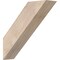 Ekena Millwork 5 1/2"W x 20"D x 20"H Traditional Smooth Knee Brace, Douglas Fir BRC06X20X20TRA00SDF - alternate 1